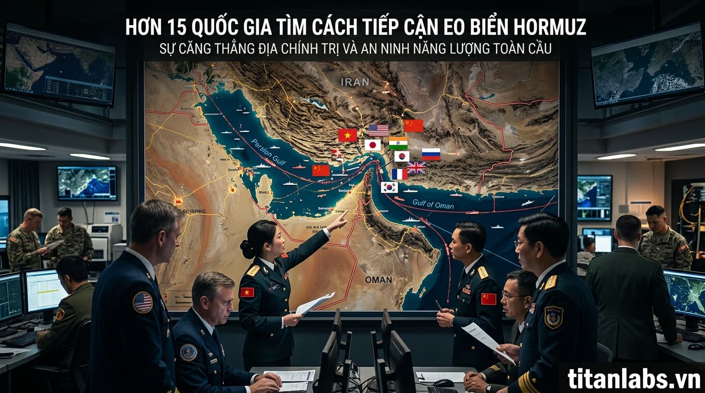 Hơn 15 quốc gia tìm cách tiếp cận Eo biển Hormuz