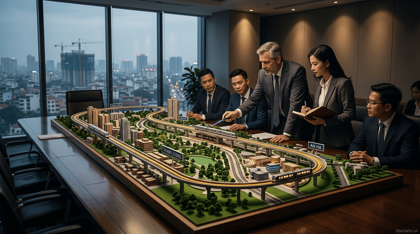 Liên danh đề xuất làm metro 2 đoạn Tham Lương - An Hạ