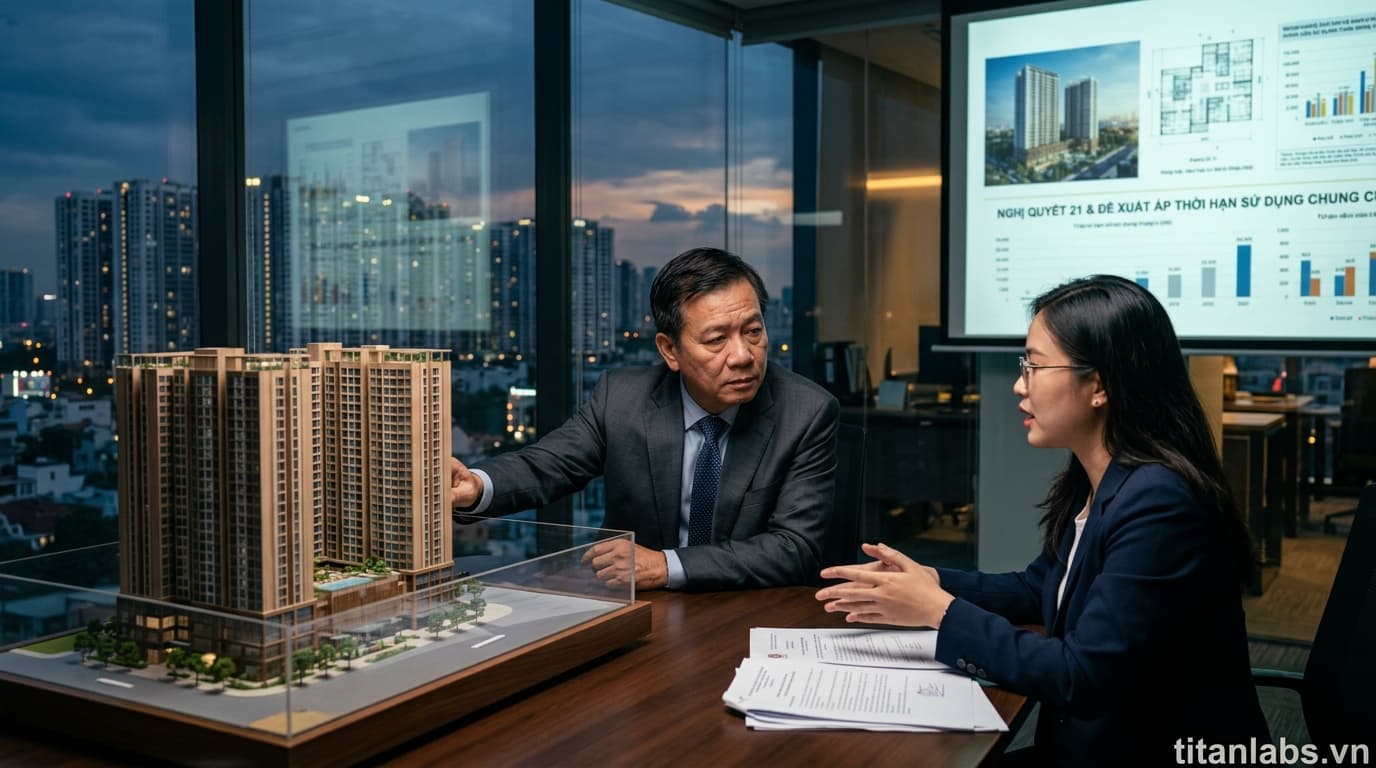 Nghị quyết 21 & Đề xuất áp thời hạn sử dụng chung cư