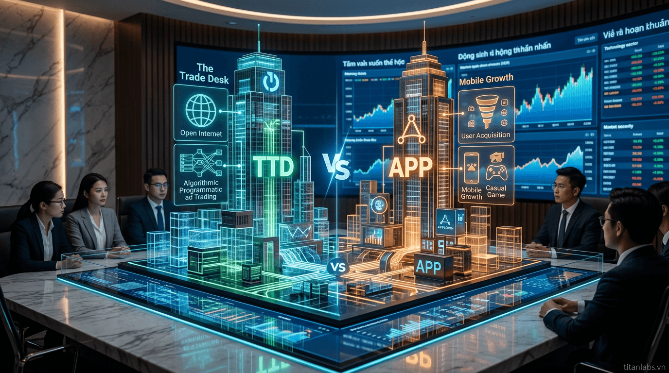 So sánh The Trade Desk và AppLovin: Mã Adtech nào tốt hơn?
