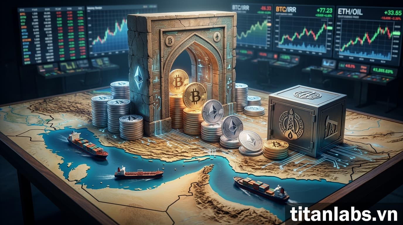 Iran dùng tiền mã hóa thu phí ở Eo biển Hormuz