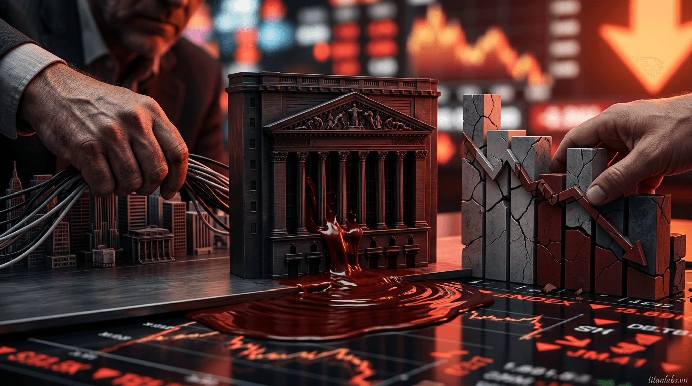 Khối ngoại bán ròng 6.450 tỷ, VN-Index giảm mạnh 113 điểm