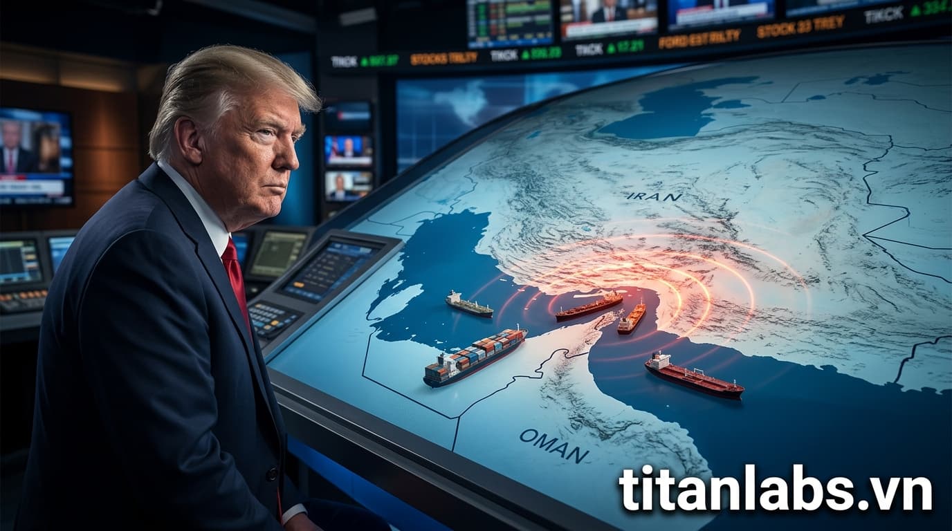 Trump & Eo biển Hormuz: Nguy cơ gián đoạn nguồn cung