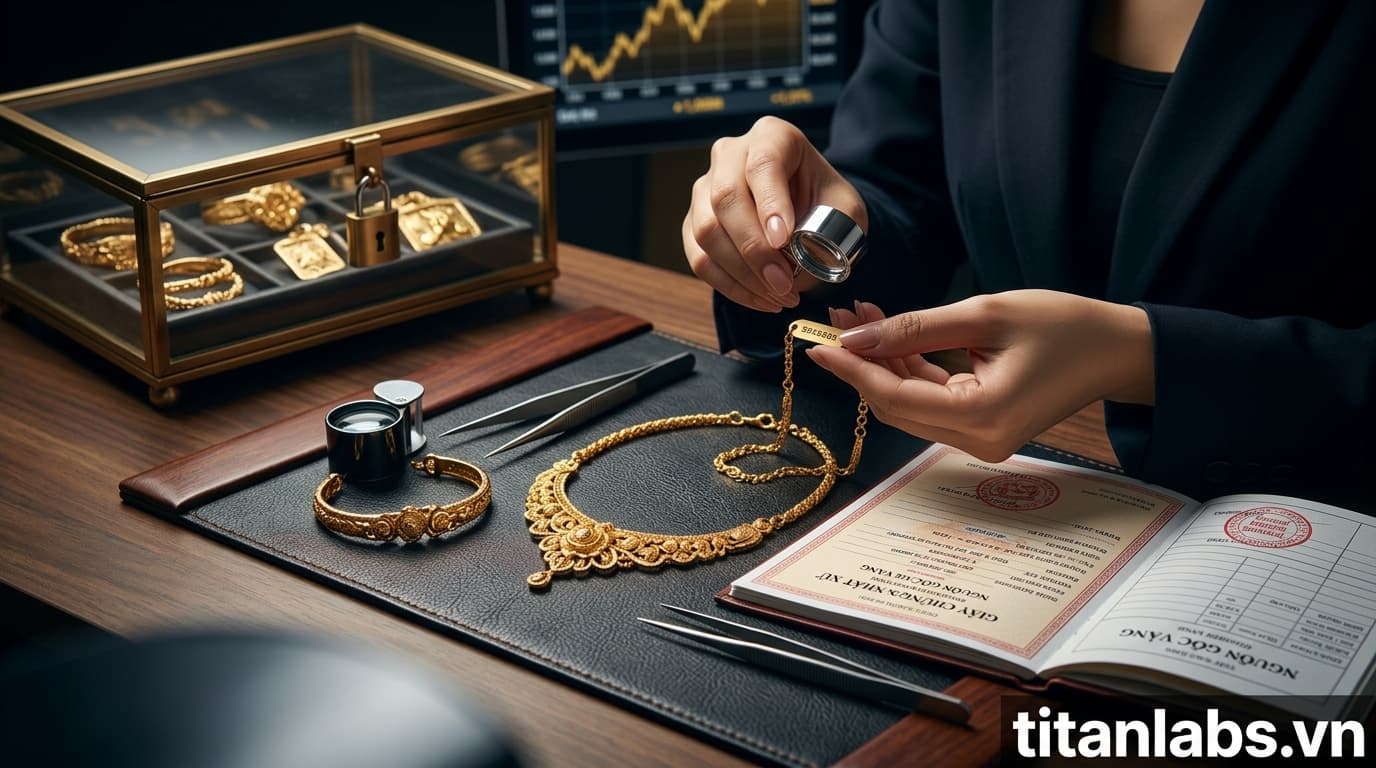 Siết chặt nguồn gốc, xuất xứ vàng trang sức