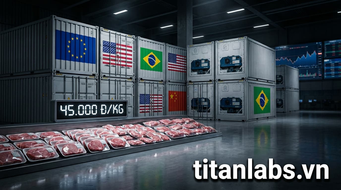 Thịt lợn ngoại ồ ạt về Việt Nam, giá chỉ 45.000 đồng/kg