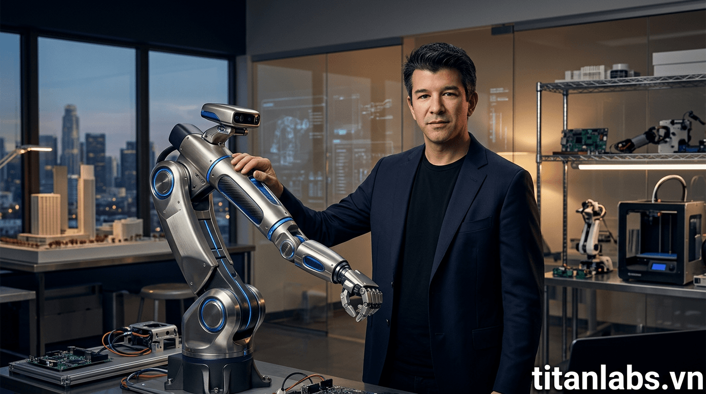 Người sáng lập Uber Kalanick ra mắt Atoms trong lĩnh vực robotics