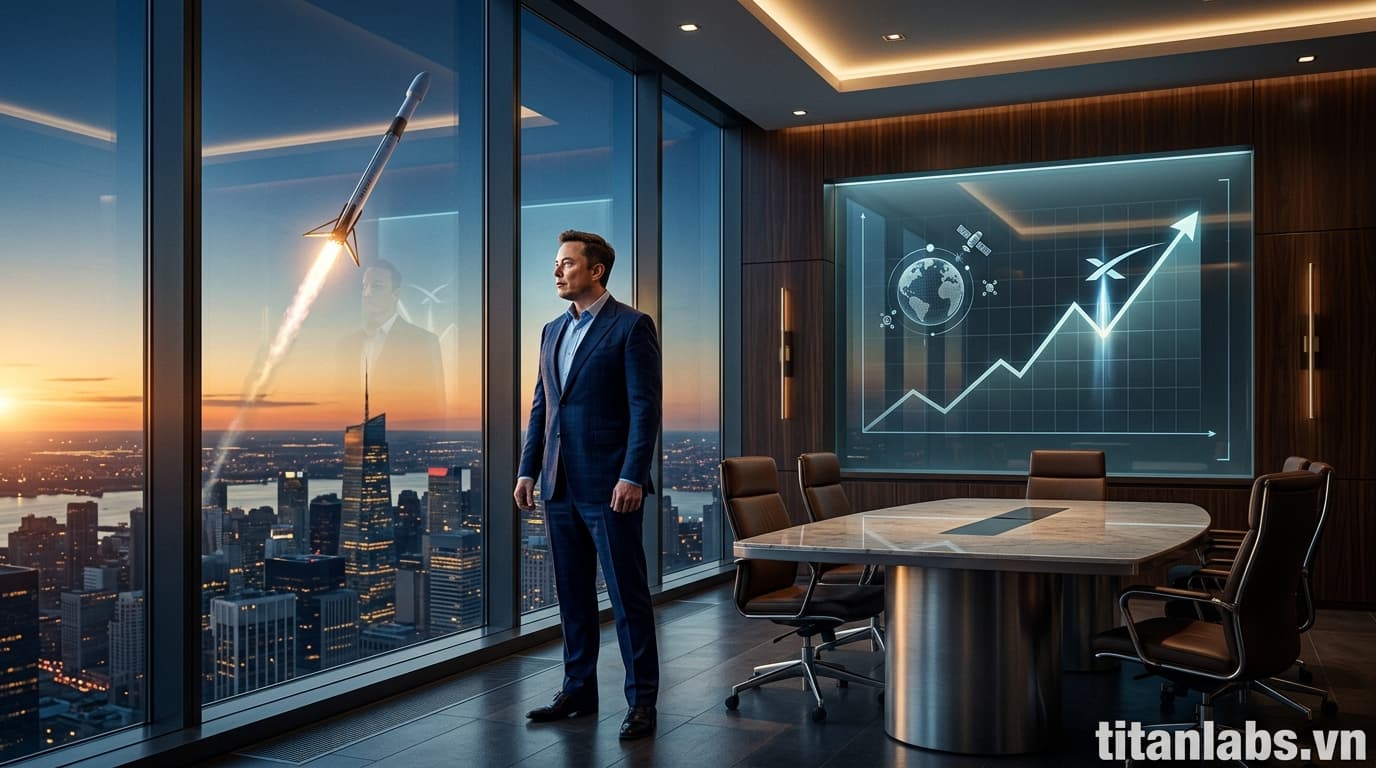Elon Musk thành nghìn tỷ phú đôla nhờ IPO SpaceX