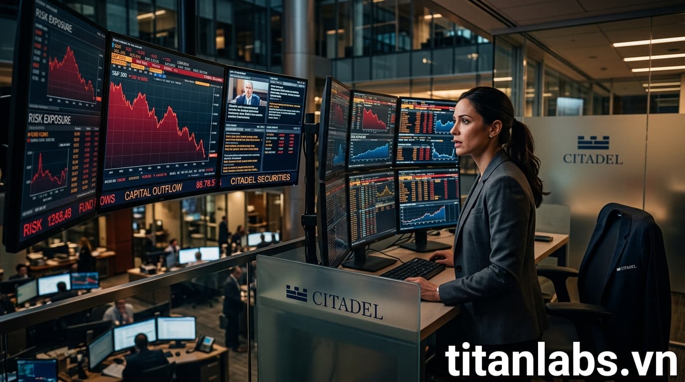 Citadel: Rủi ro dòng tiền rút khỏi cổ phiếu Mỹ