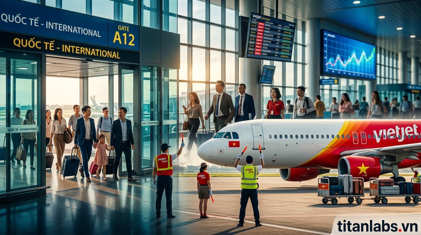 Vietjet lãi lớn quý I/2026 nhờ mở rộng mạng bay