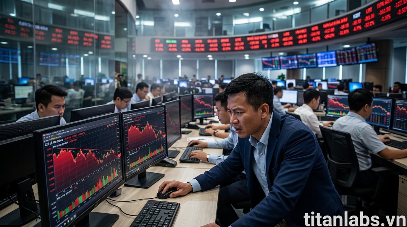 Thị trường điều chỉnh, áp lực bán chủ động tăng