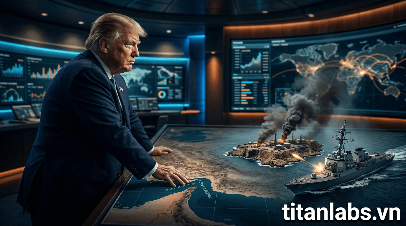 Trump kêu gọi hỗ trợ Hormuz, Mỹ tấn công đảo Kharg