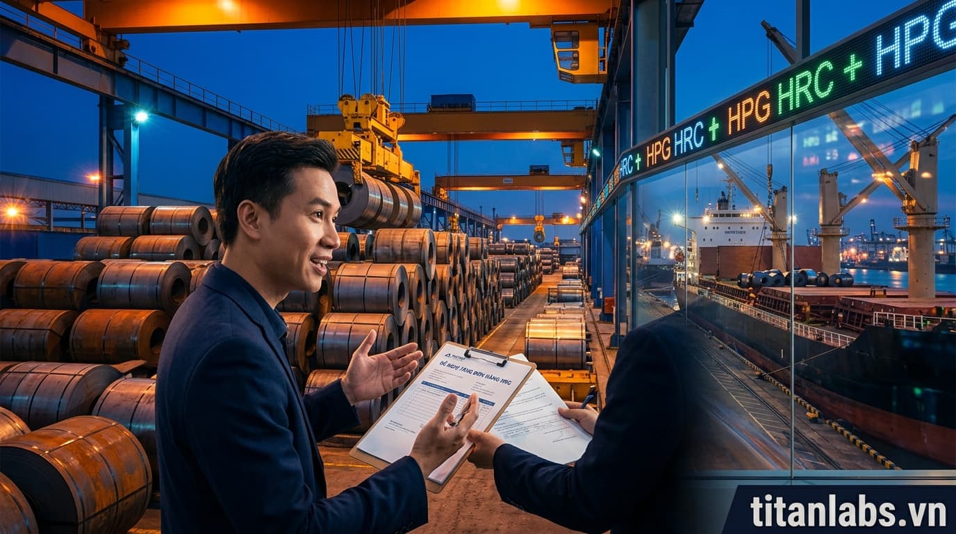 Hòa Phát (HPG) nhận đề nghị tăng gấp đôi đơn hàng HRC từ khách châu Âu