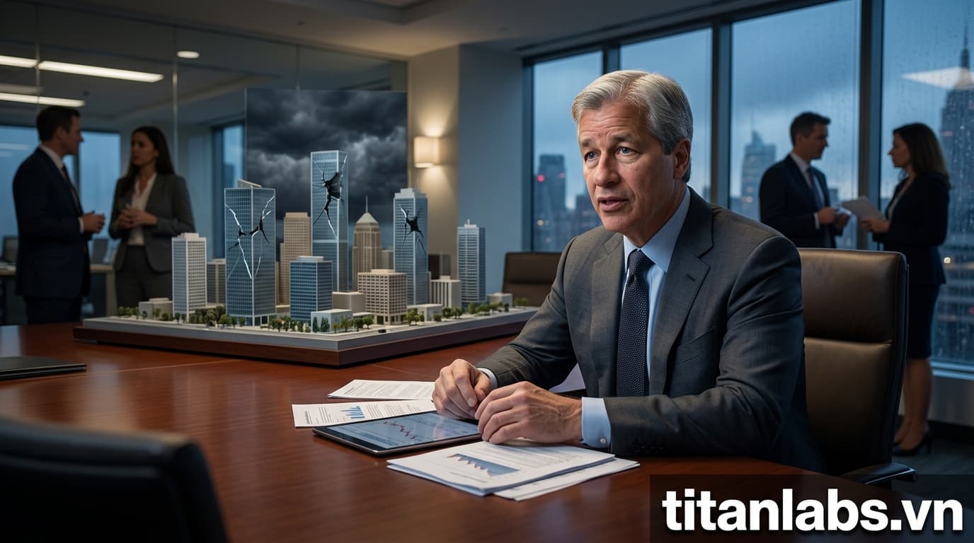 Jamie Dimon cảnh báo về suy thoái tín dụng