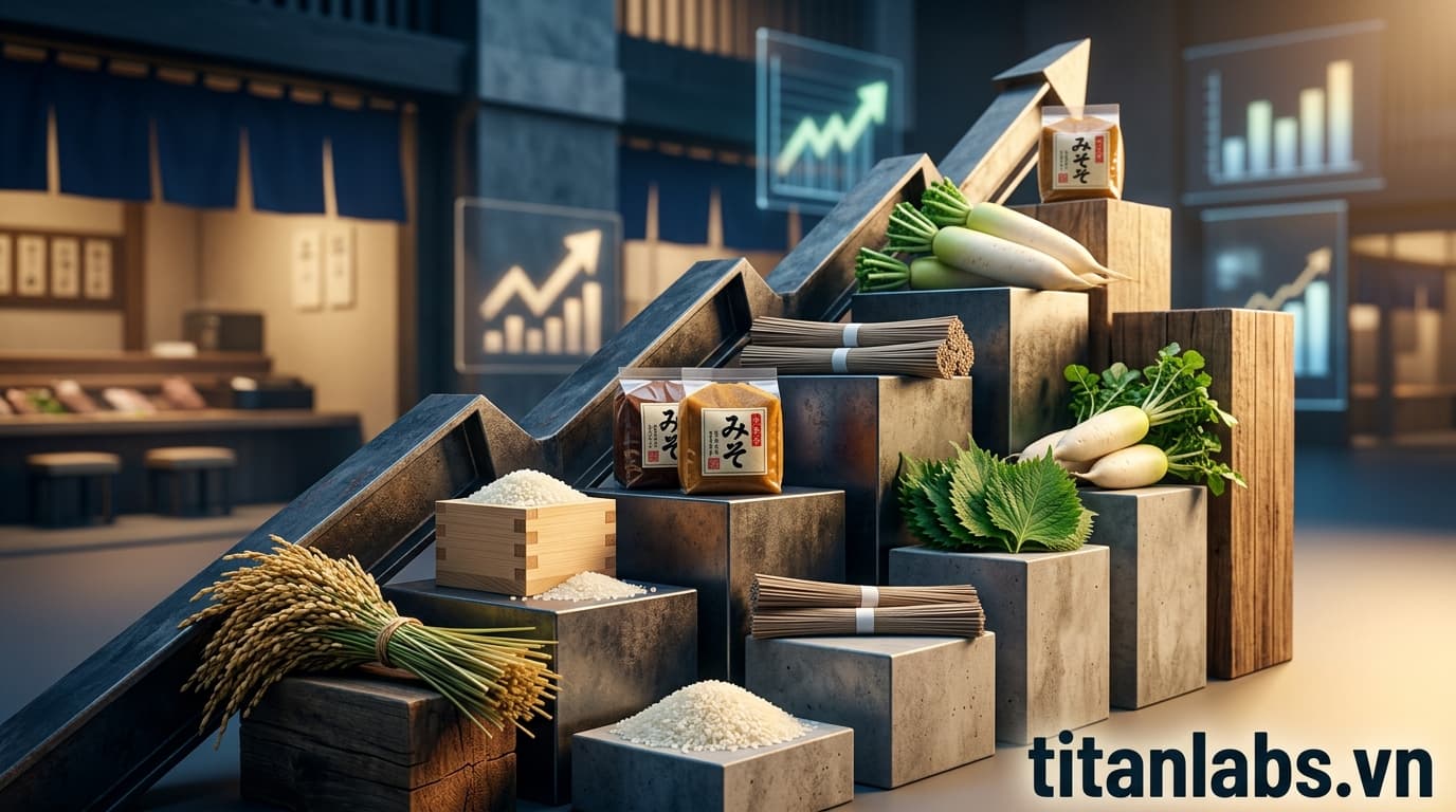Lương thực Nhật Bản tăng 3 tháng liên tiếp