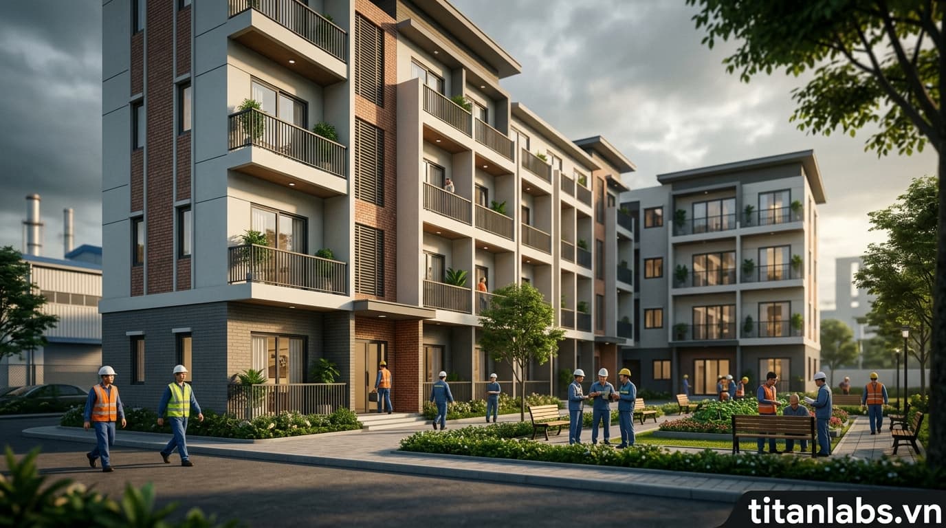 Nhà nước sẽ dùng ngân sách xây nhà cho công nhân thuê