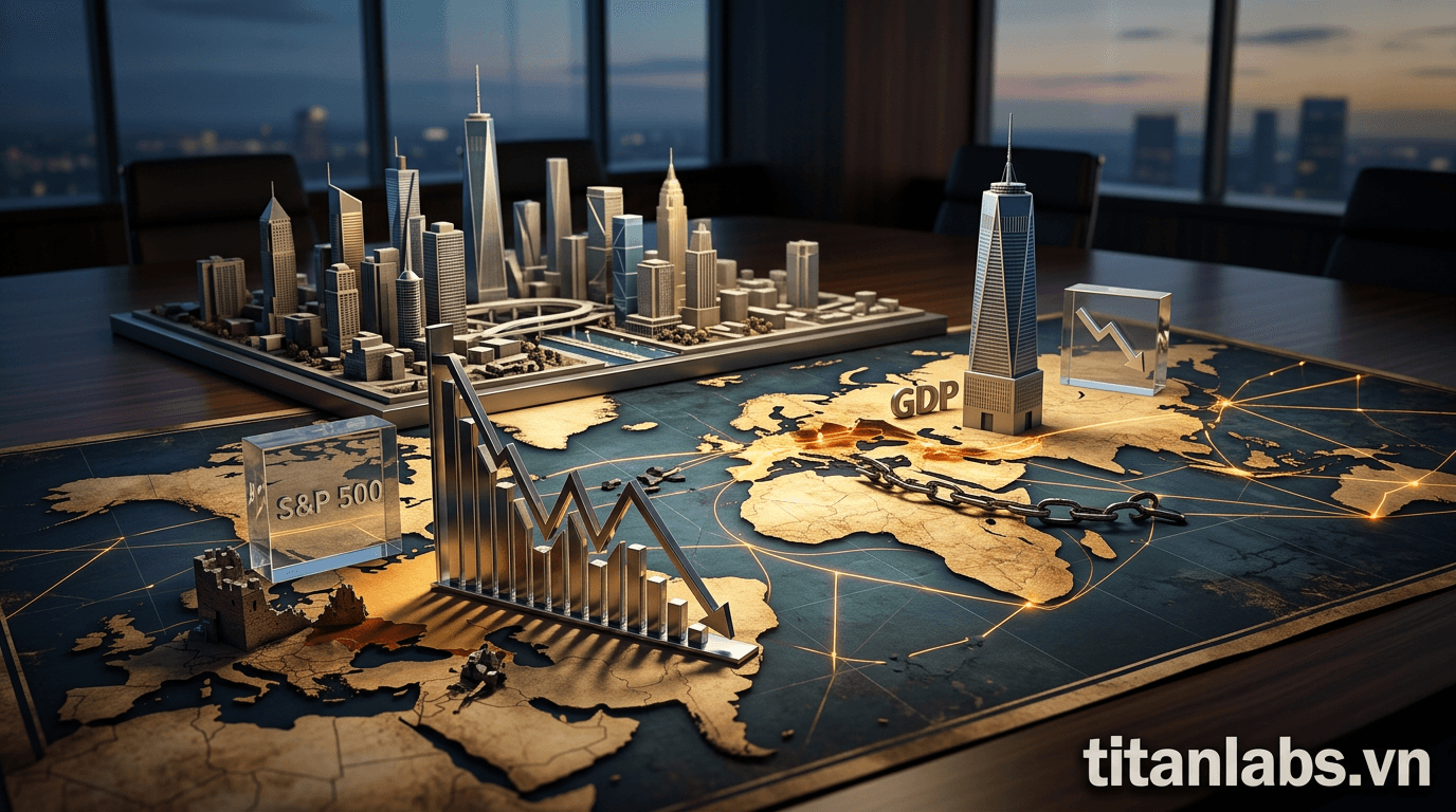 Rủi ro địa chính trị tác động S&P 500, Goldman cảnh báo GDP