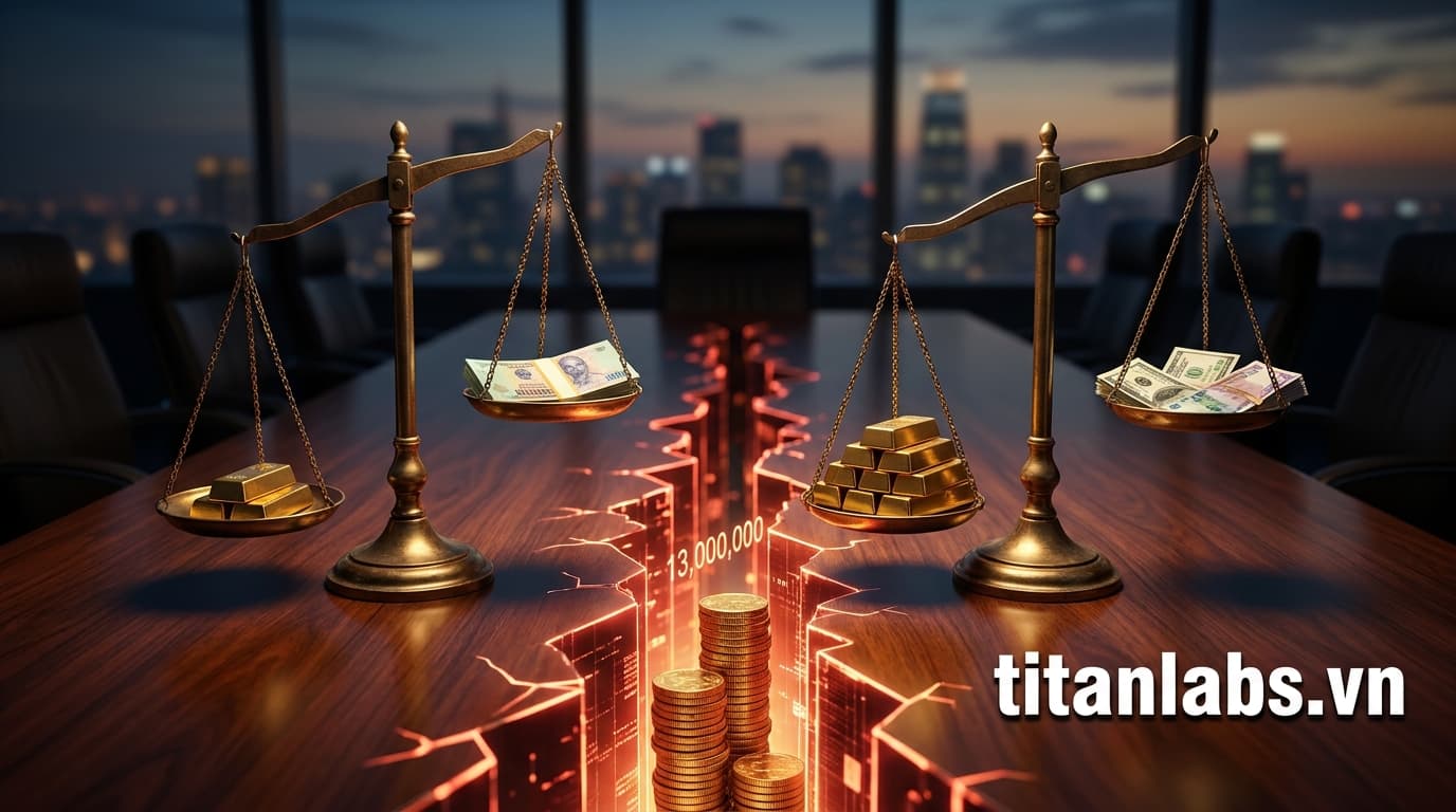 Giá vàng nội ngược chiều thế giới, chênh lệch 13 triệu