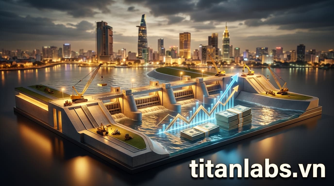 TP.HCM: Tăng tốc dự án ngăn triều 10.000 tỷ đồng
