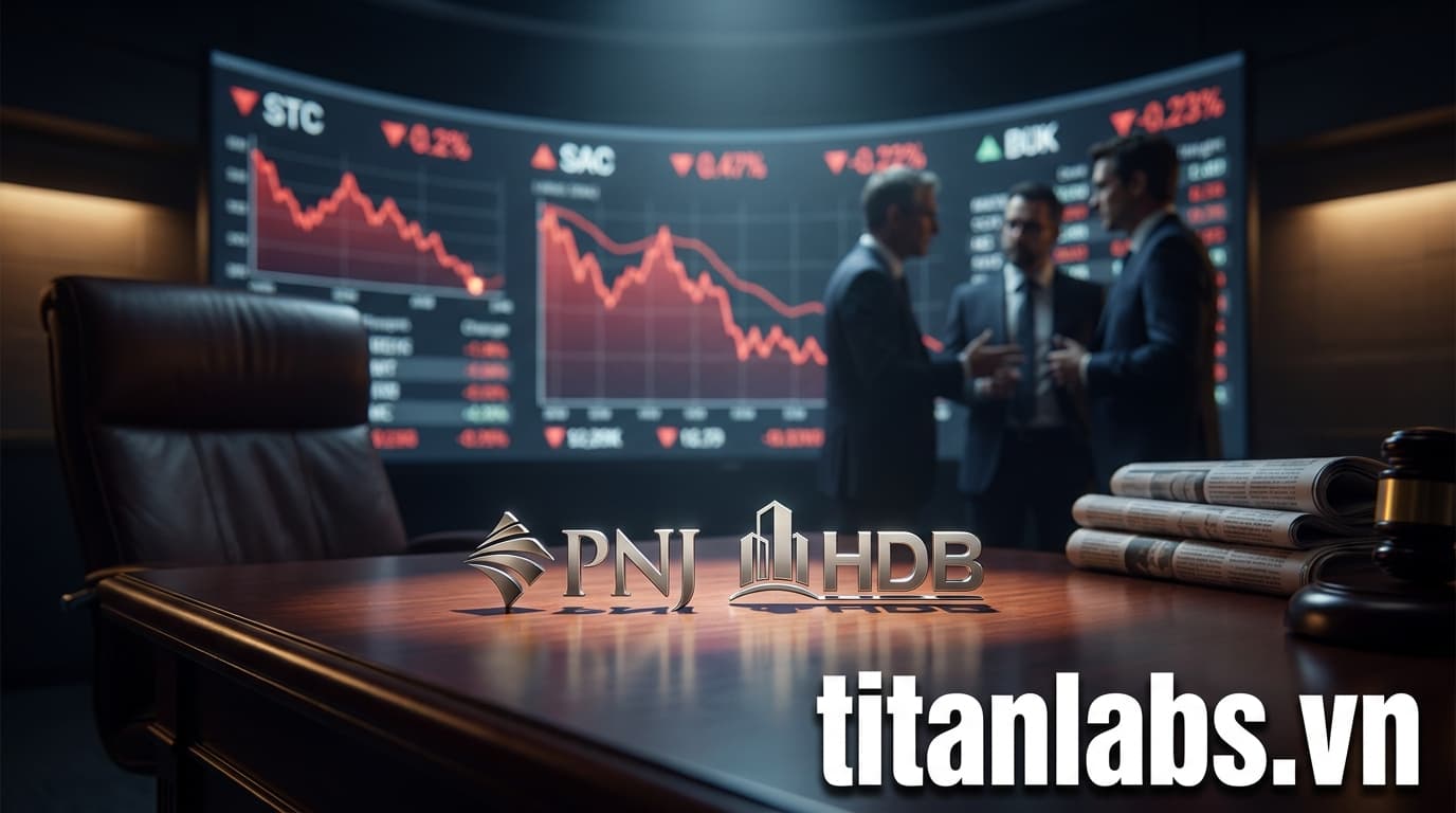Khối ngoại bán ròng kỷ lục PNJ và HDB