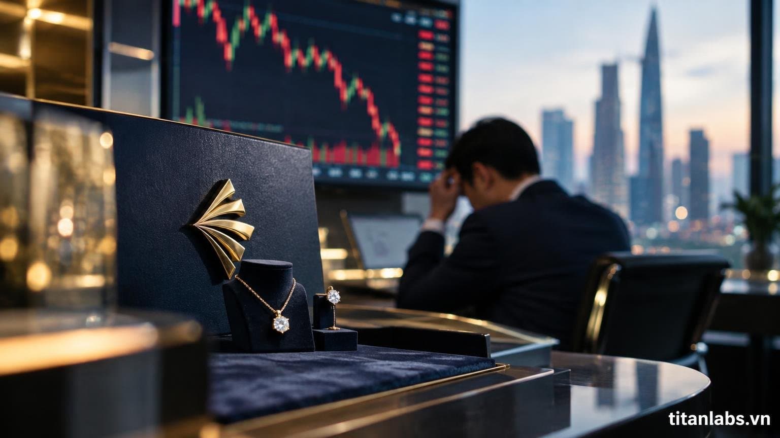 Áp lực giải chấp cổ phiếu PNJ của người nhà lãnh đạo