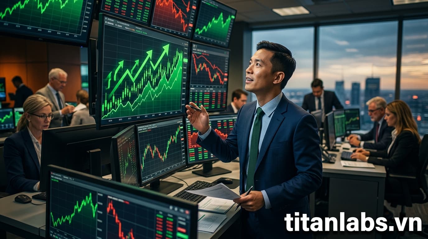 Cổ phiếu chứng khoán tăng mạnh giữa thị trường phân hóa