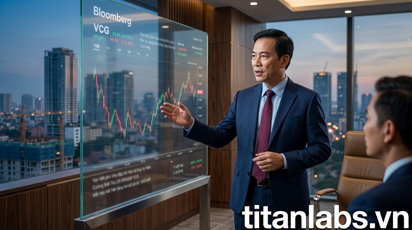 VCG: Lãnh đạo Vinaconex nói về diễn biến giá cổ phiếu