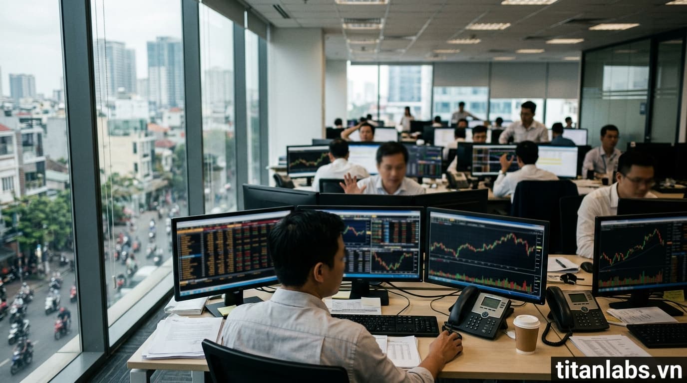 VN-Index giằng co quanh mốc hỗ trợ 1.720 điểm