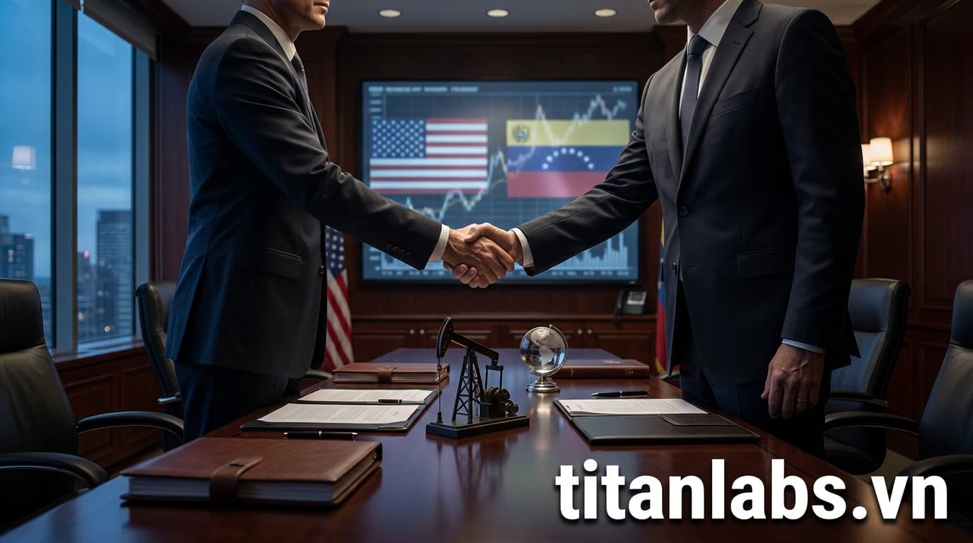 Mỹ và Venezuela đàm phán thỏa thuận dầu mỏ trăm tỷ USD