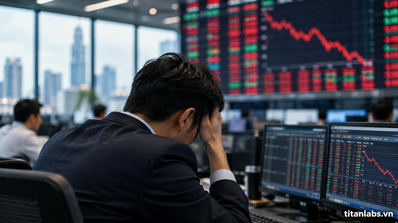 VN-Index mất hơn 10 điểm, dứt chuỗi 4 phiên tăng liên tiếp