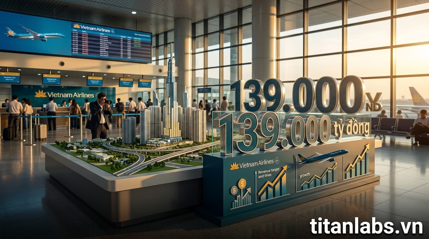 Vietnam Airlines đặt mục tiêu doanh thu 139.000 tỷ đồng