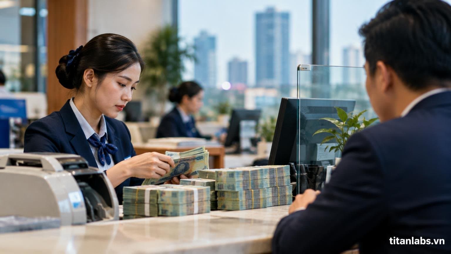 Áp lực lệch pha tăng trưởng tín dụng và huy động