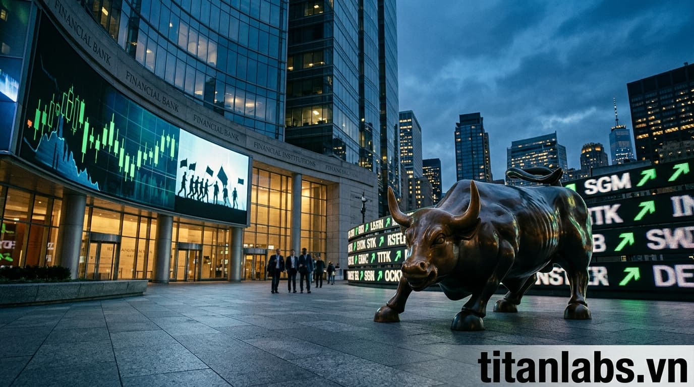 Wall Street: Thị trường bò tót có thể tiếp diễn dù xung đột Iran