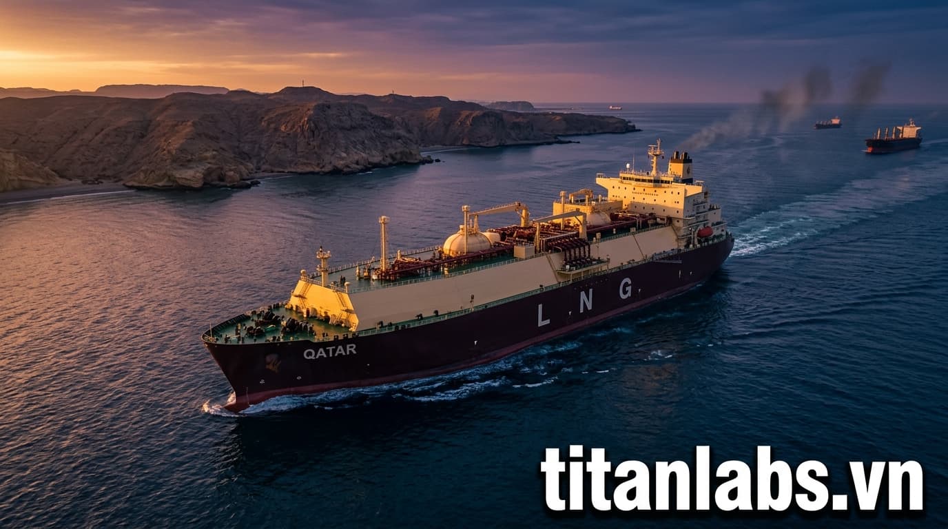 Qatar tái xuất LNG qua Hormuz sau xung đột
