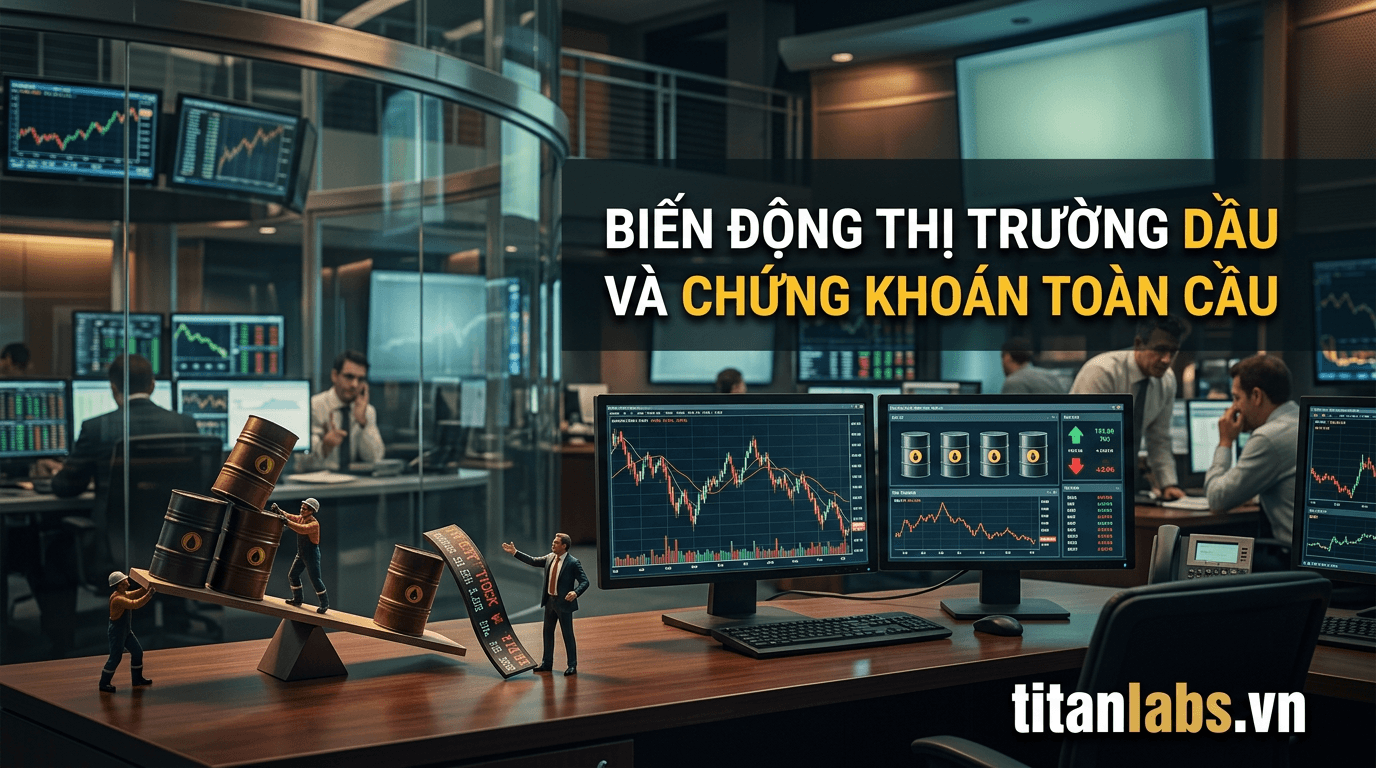 Biến động thị trường dầu và chứng khoán toàn cầu