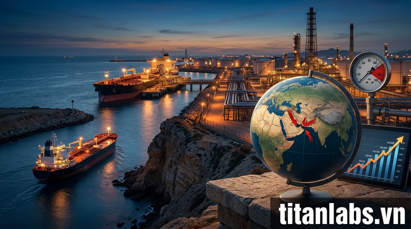 Dầu tăng giá do Trump đe dọa Iran về Hormuz