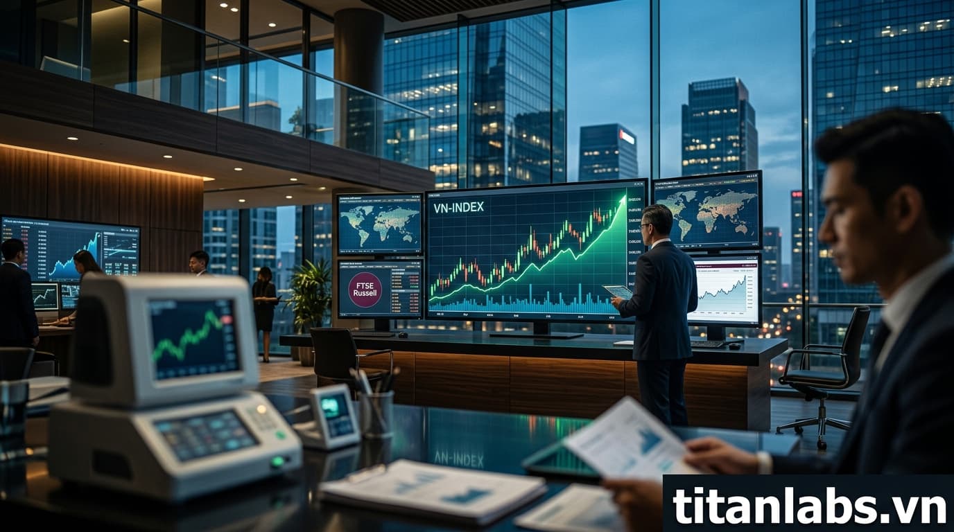 VN-Index tăng mạnh sau đánh giá nâng hạng của FTSE Russell