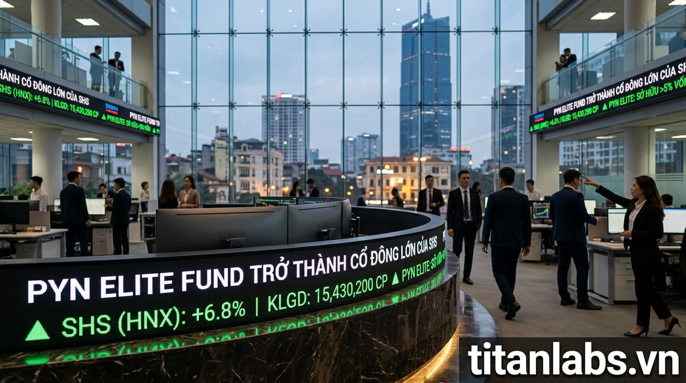PYN Elite Fund trở thành cổ đông lớn của SHS