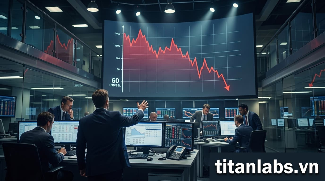 Giá dầu có thể giảm sâu về 60 USD/thùng