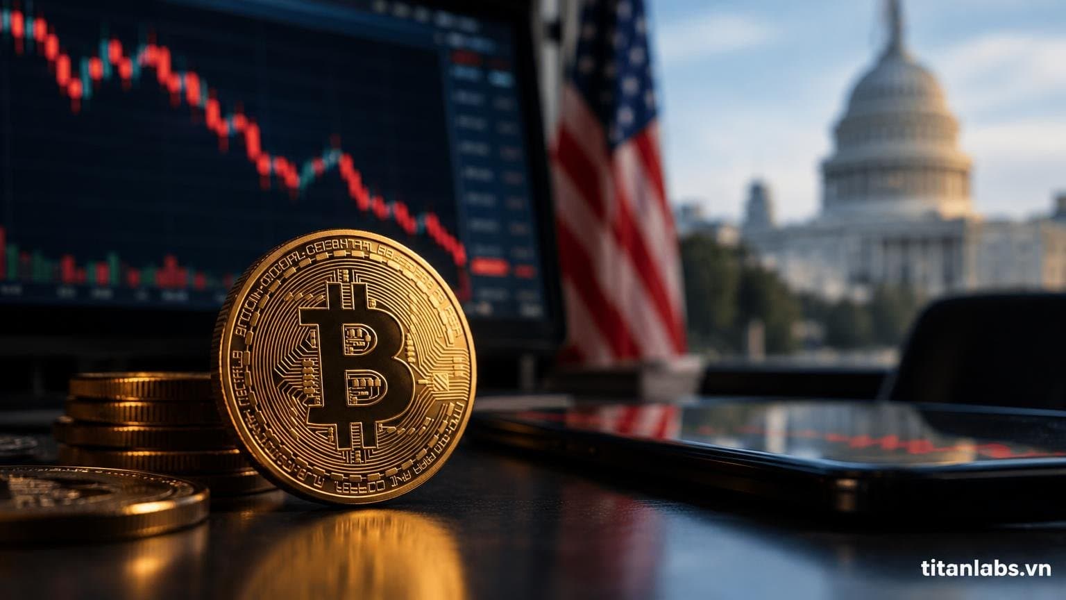 Bitcoin lùi về mốc 80.000 USD sau tin lạm phát Mỹ