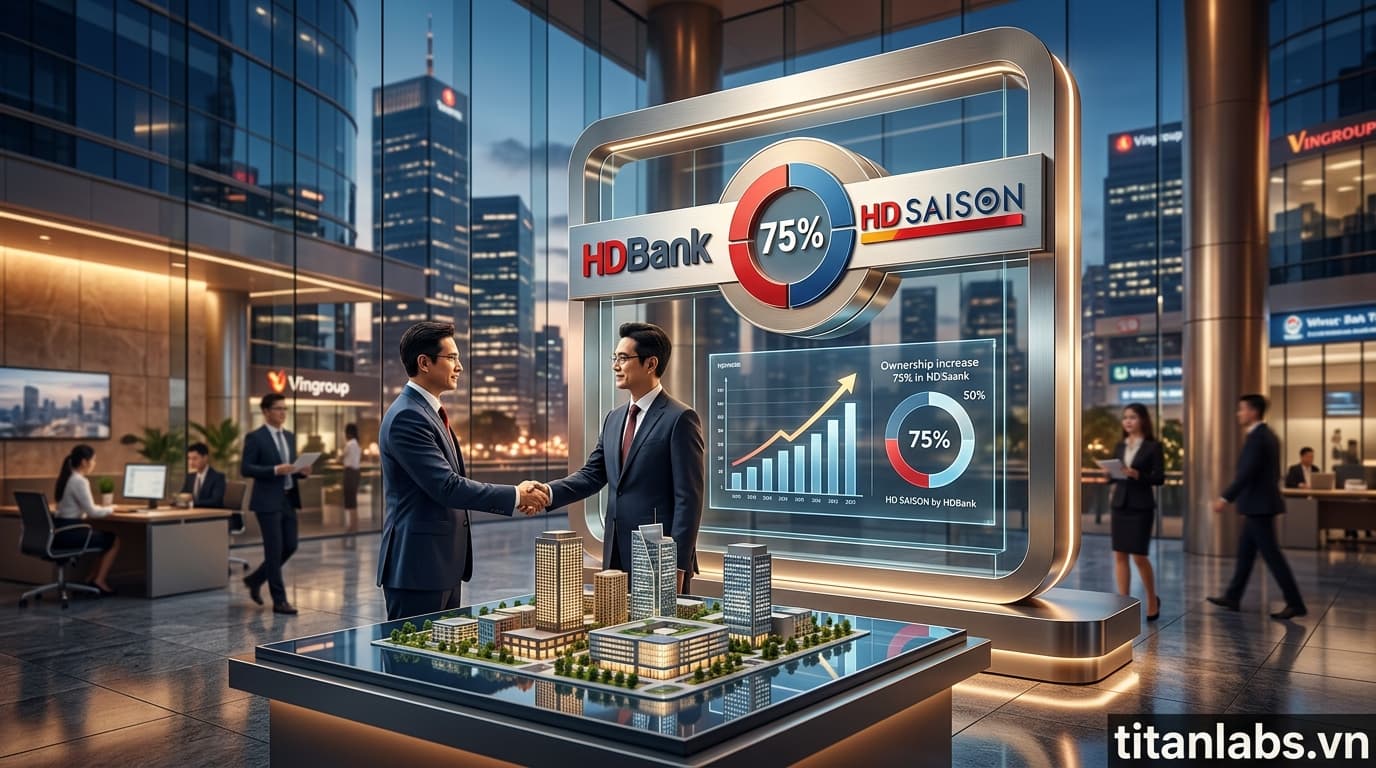 HDBank nâng sở hữu tại HD SAISON lên 75%