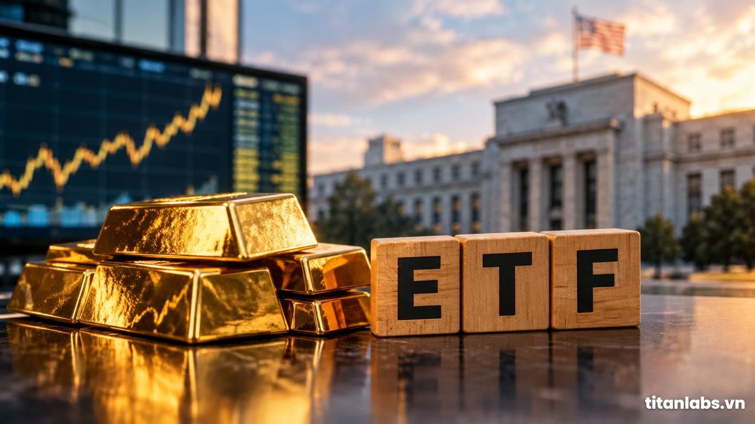 Dòng tiền kỷ lục đổ vào ETF vàng bất chấp Fed