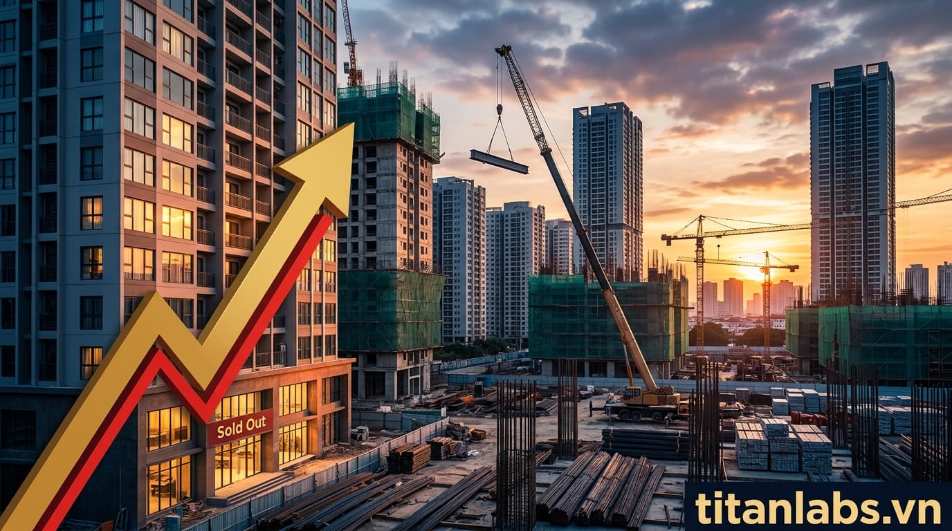 Giá chung cư tiếp tục tăng dù nguồn cung mới gia tăng
