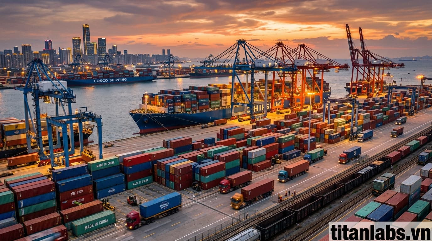 Trung Quốc: Xuất nhập khẩu tháng 4 tăng mạnh vượt dự báo