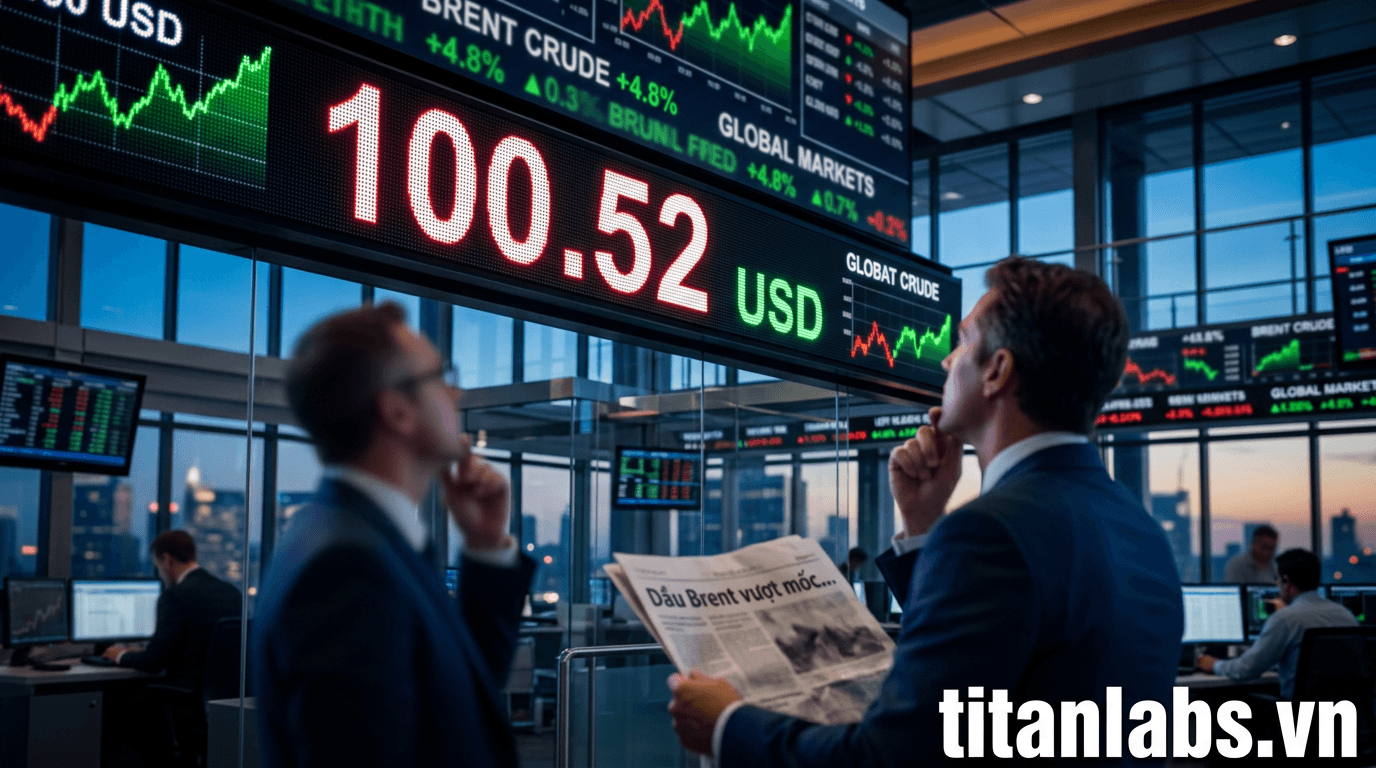 Dầu Brent vượt mốc 100 USD: Kịch bản nào tiếp theo?