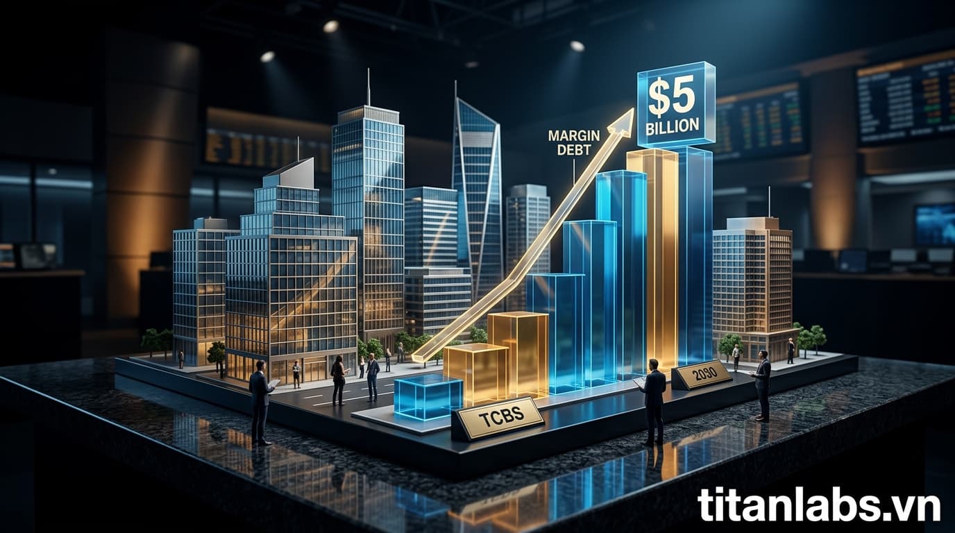 TCBS: Dư nợ margin kỳ vọng đạt 5 tỷ USD vào năm 2030