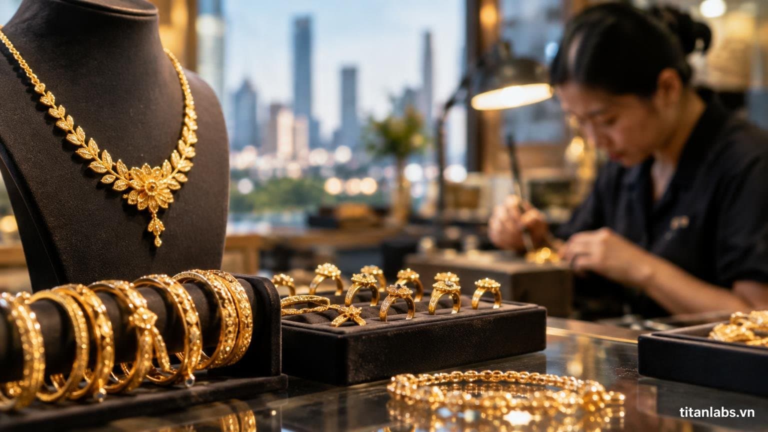 Bỏ điều kiện kinh doanh vàng trang sức, mỹ nghệ