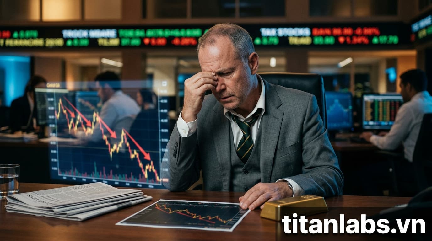 Vàng giảm ngày thứ ba khi căng thẳng Iran tăng rủi ro lạm phát