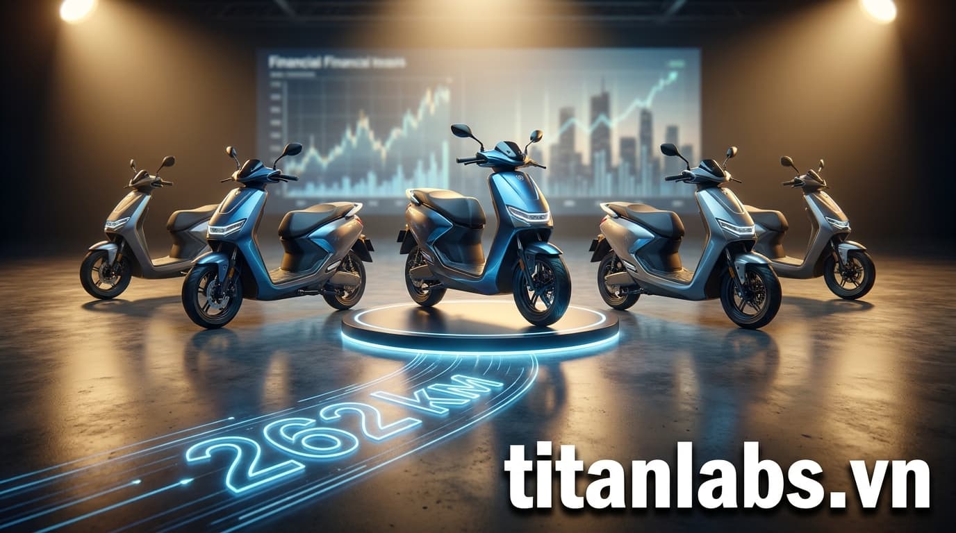 VinFast ra mắt loạt xe máy điện mới đi 262 km
