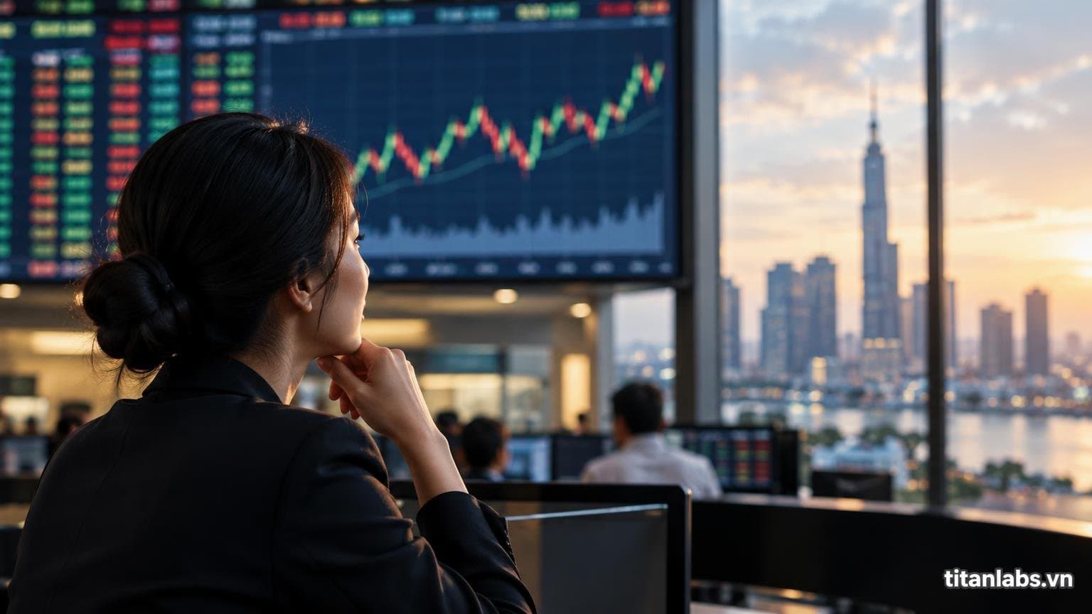 VN-Index tạo đáy ngắn hạn sau khi giảm lãi suất