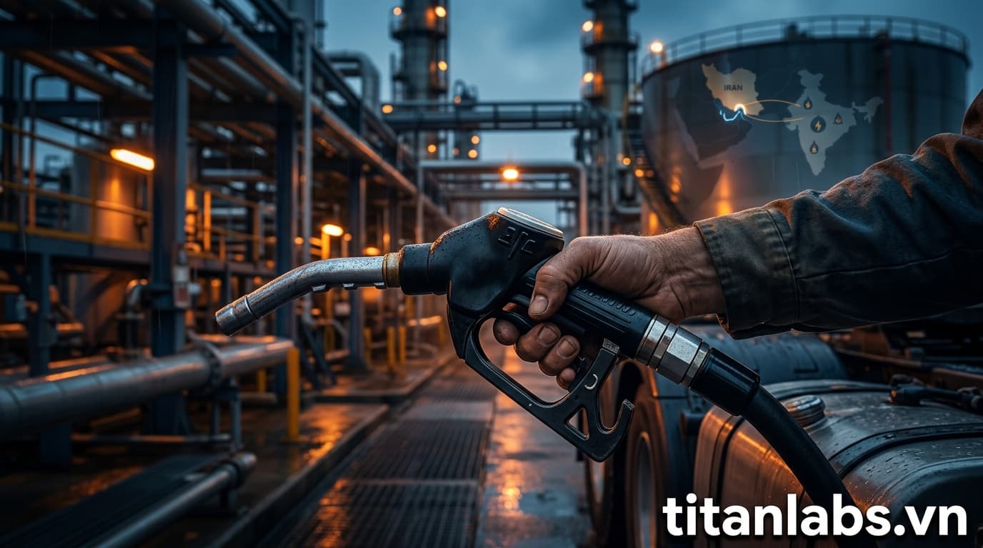 Ấn Độ đối mặt tăng giá nhiên liệu do căng thẳng Iran